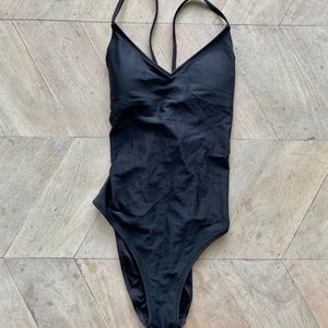 Aerie Strappy Back one piece swim suit, size small